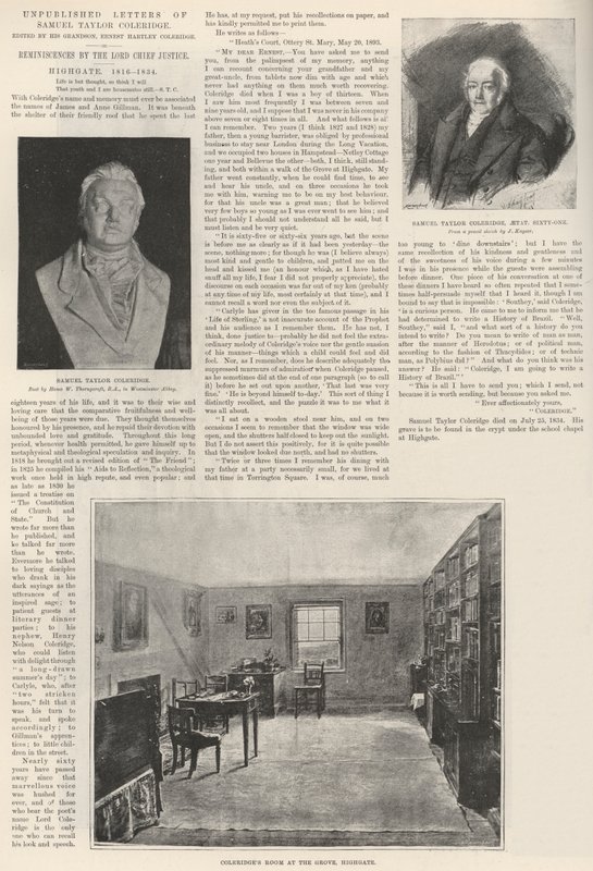 Samuel Taylor Coleridge von Jean Paul Kayser