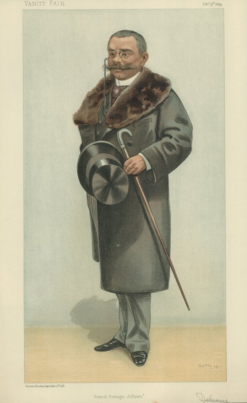 M Theophile Delcasse (Farblithographie) von Jean Baptiste (after) Guth