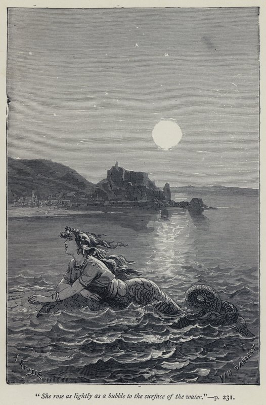 "Sie stieg leicht wie eine Blase an die Wasseroberfläche" von Jean Edouard Dargent