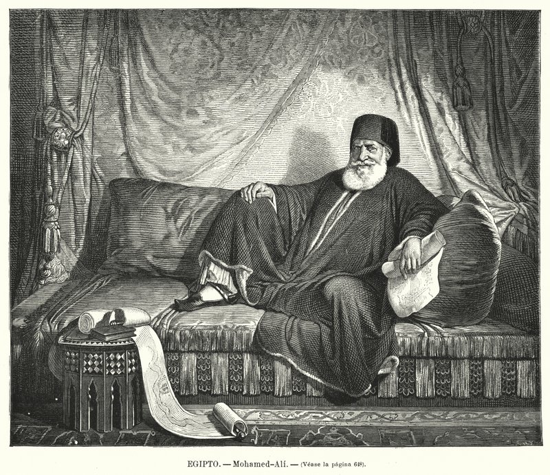 Muhammad Ali, osmanischer Vizekönig von Ägypten von Jean Francois Portaels