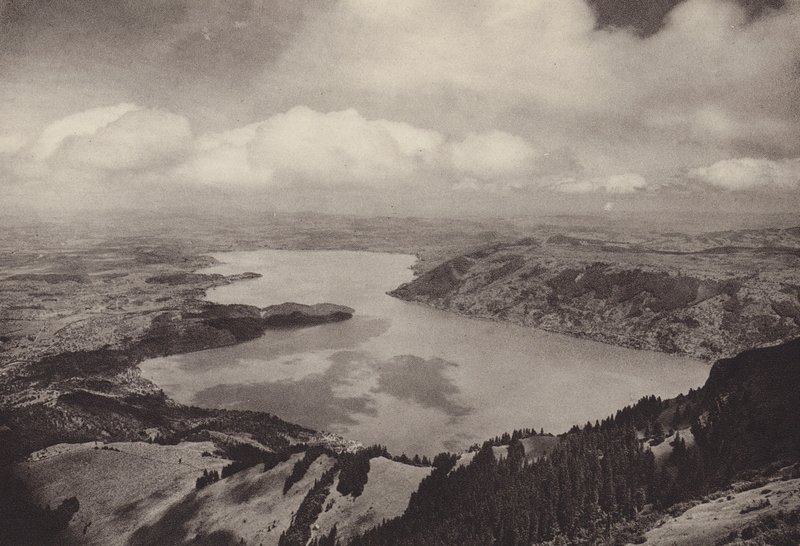 Rigi Kulm, Blick auf Zugersee von Jean Gaberell