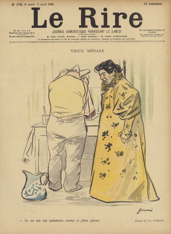 Illustration für Le Rire von Jean Louis Forain