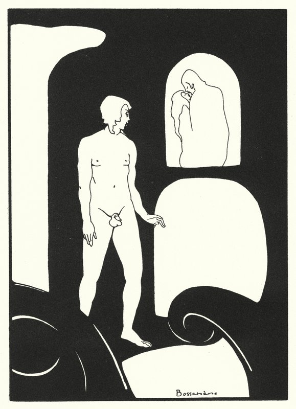 Die Liebesbücher des Ovid: Die unvorhergesehene Begegnung einiger leidenschaftlicher Liebhaber von Jean de Bosschere