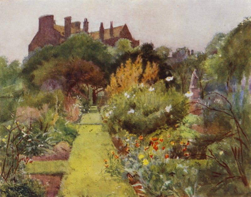Physicke Garden, Chelsea, Ansicht des Gartens von Jessie MacGregor