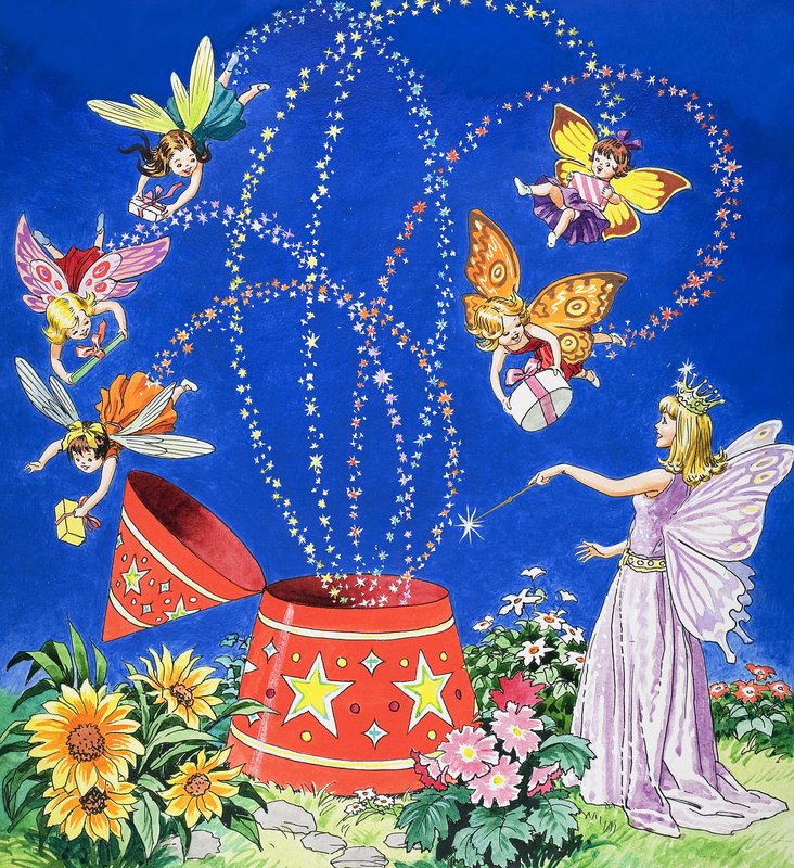 Feenkerze, Illustration aus 