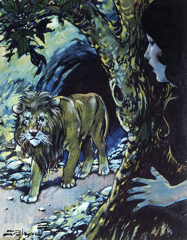 Der verzauberte Löwe von Jesus Blasco