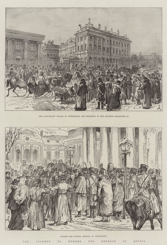 Der Versuch, den Kaiser von Russland zu ermorden von Johann Nepomuk Schonberg