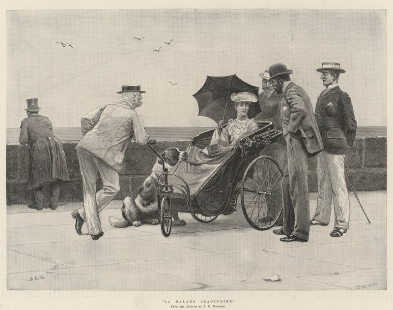 Der eingebildete Kranke von John Charles Dollman