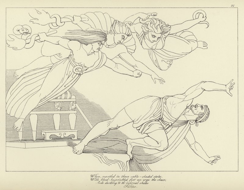 Die Furien von John Flaxman