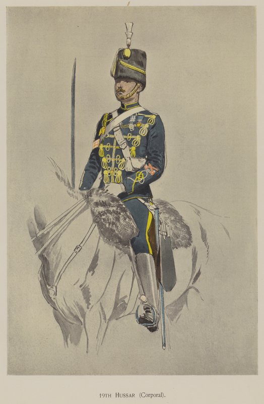19. Husar, Korporal (Farblithografie) von John (after) Charlton