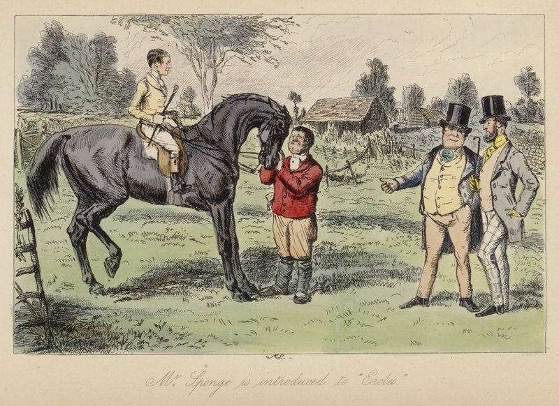 Illustration von John Leech für Mr Sponge