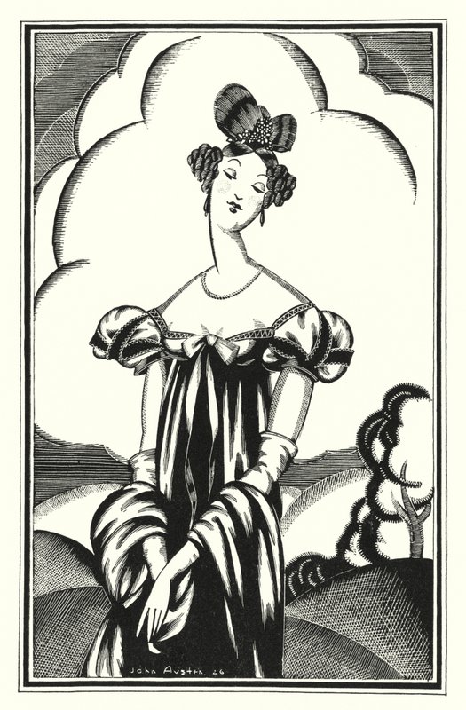 Illustration für Don Juan von Lord Byron: Aurora Raby, ein junger Stern von John Austen
