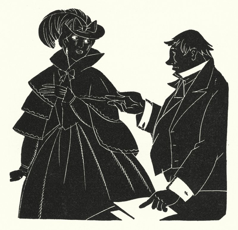Illustration für Madame Bovary von Gustave Flaubert von John Austen