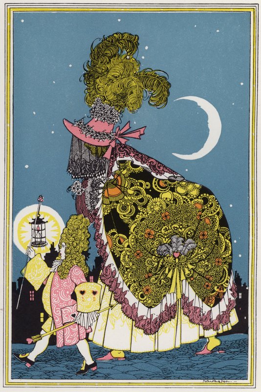 Illustration für "Rogues In Porcelain", Eine Sammlung von Gedichten aus dem 18. Jahrhundert von John Austen