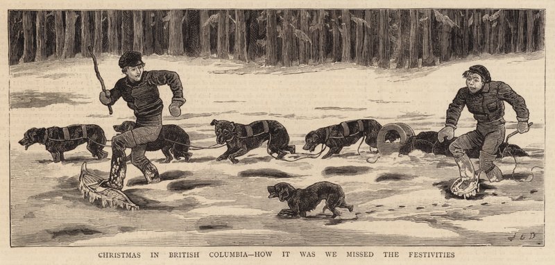 Weihnachten in British Columbia, wie wir die Festlichkeiten verpasst haben von John Charles Dollman