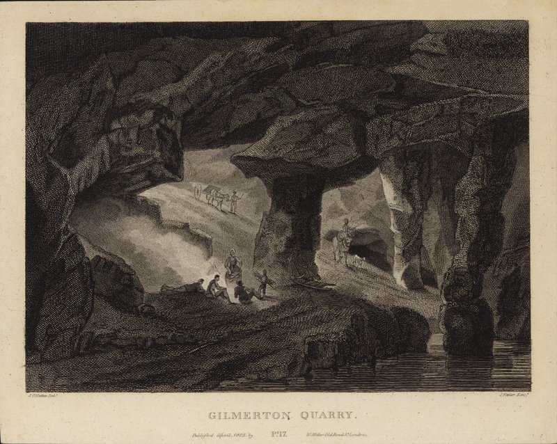 Gilmerton-Steinbruch von John Claude Nattes