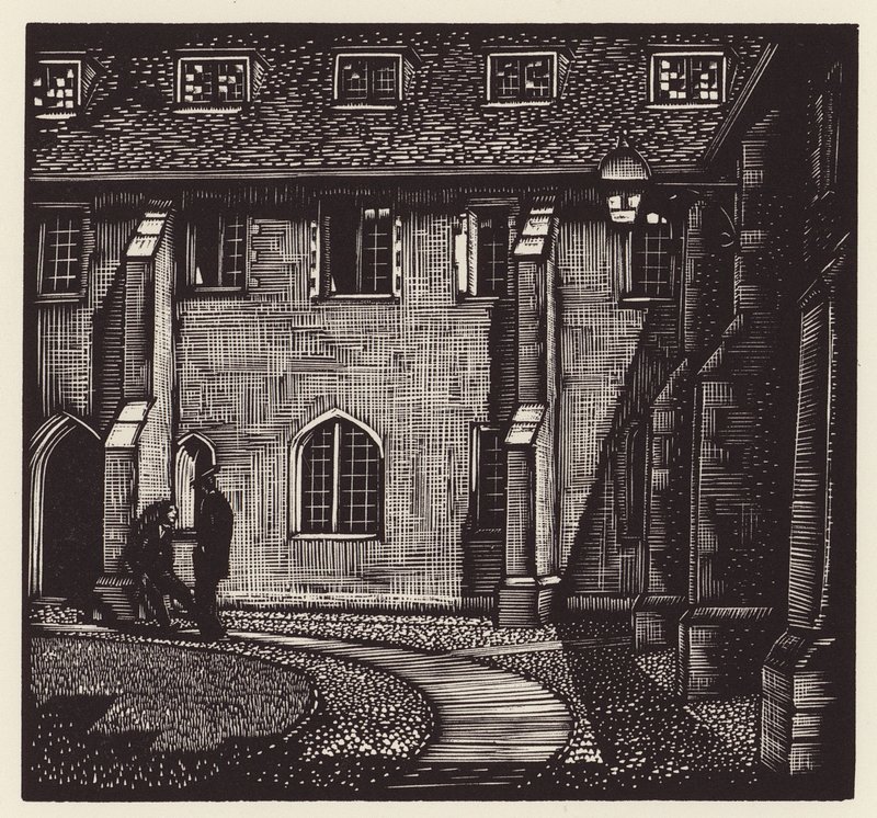 Cambridge: Corpus Christi, Alter Hof von John Frederick Greenwood