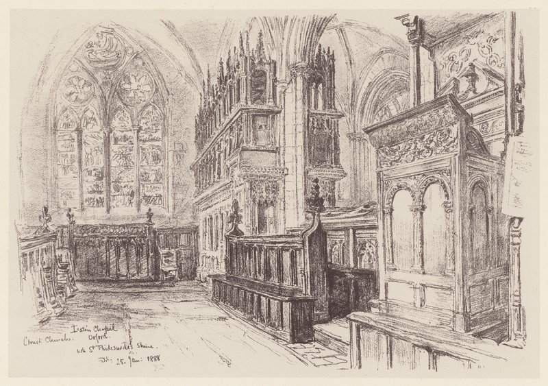 Christ Church, Innenraum der Lateinischen Kapelle von John Fulleylove