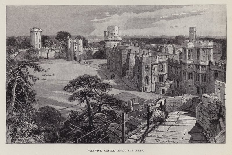 Warwick Castle, vom Bergfried von John Fulleylove