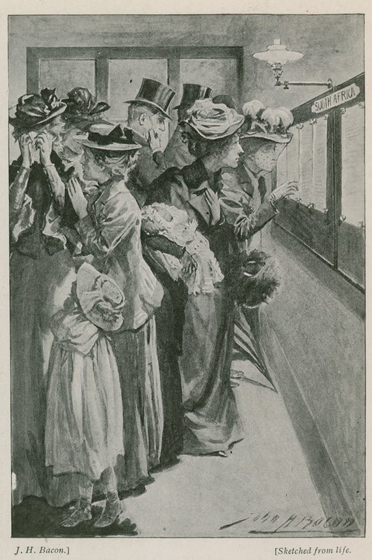 Die Verlustliste im Kriegsministerium von John Henry Frederick Bacon