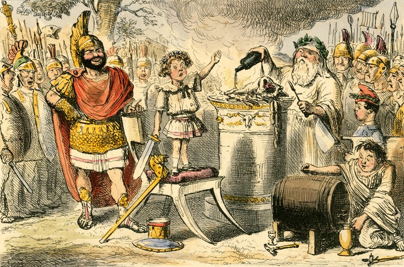 Hannibal schwört als Kind ewigen Hass auf die Römer von John Leech