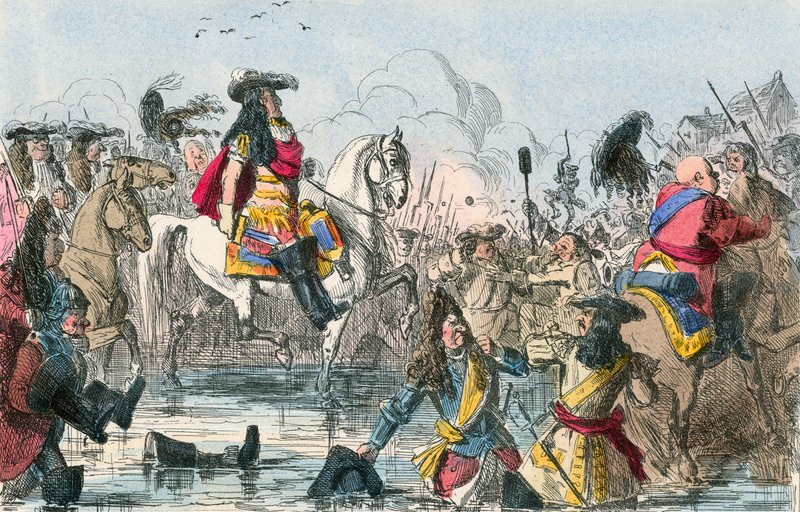 Die Schlacht am Boyne von John Leech