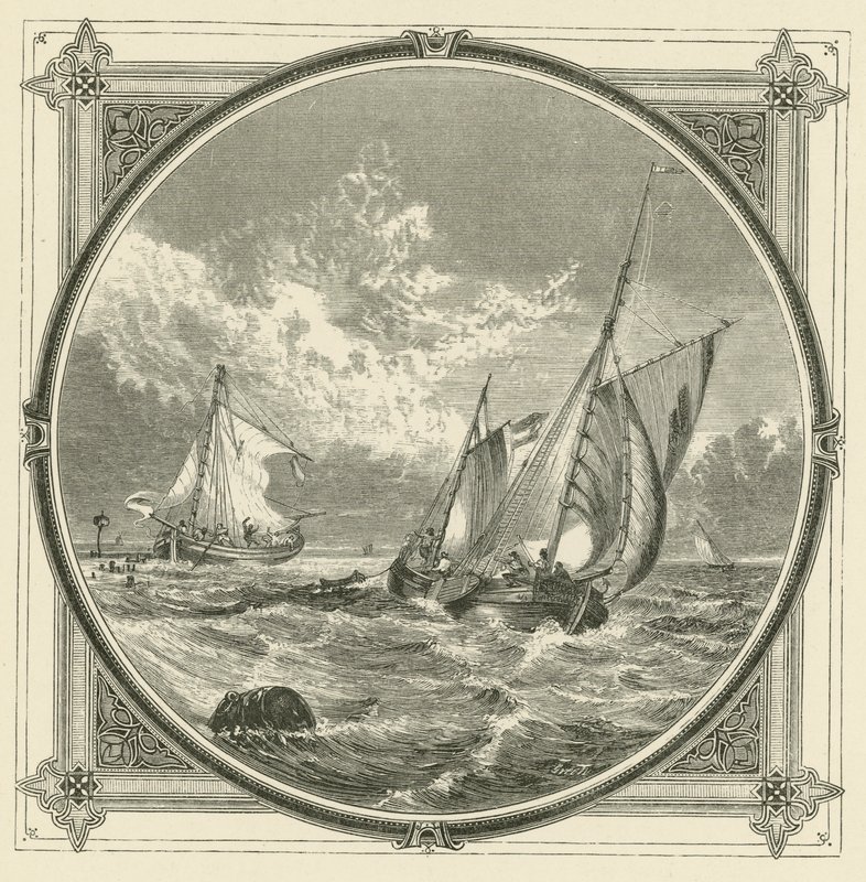 Ein gestrandetes Schiff ist ein Leuchtfeuer auf See von John Leighton