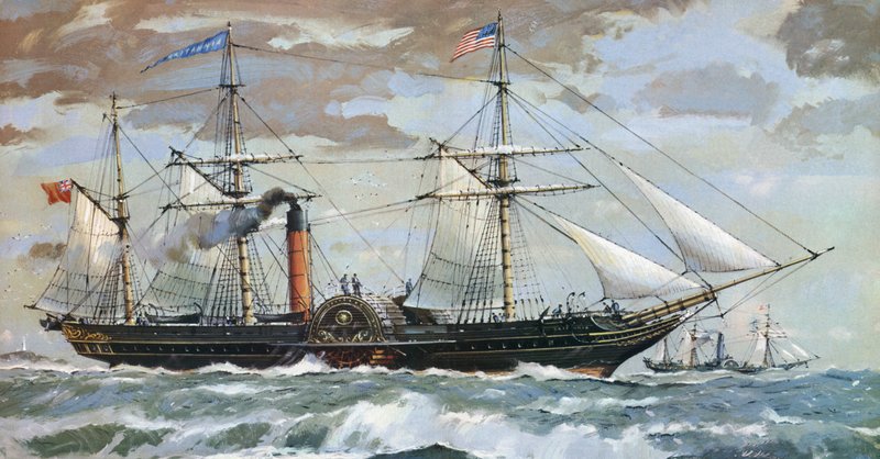 Samuel Cunards Britannia von John S. Smith