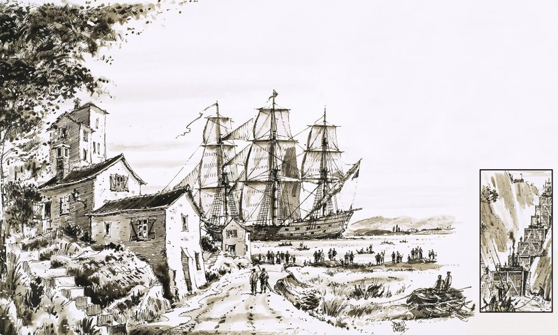 Die Bewohner von Languedoc hatten noch nie große Schiffe gesehen von John S. Smith