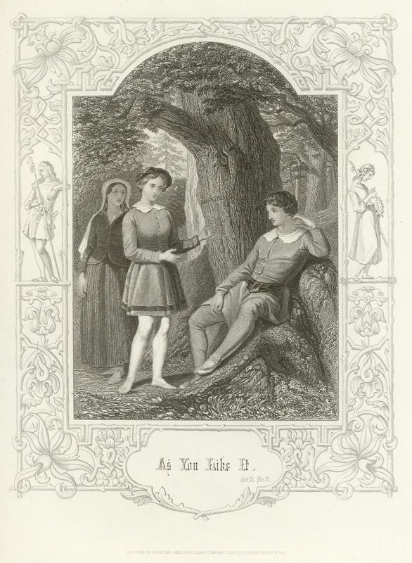 Wie es euch gefällt, Akt III, Szene ii von Joseph Kenny Meadows