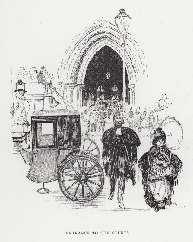 Eingang zu den Gerichten von Joseph (after) Pennell