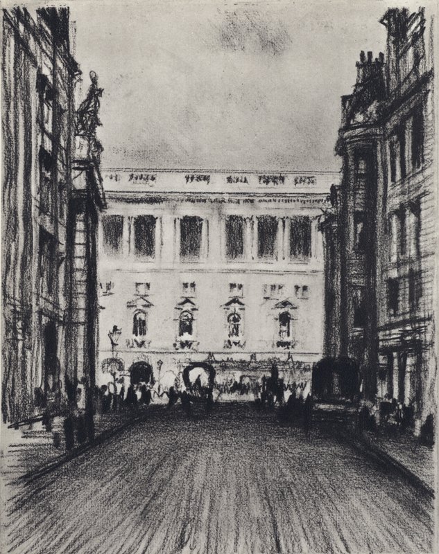 The Gaiety (Lithografie) von Joseph (after) Pennell