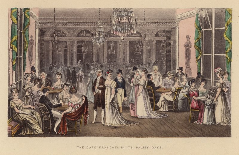 Das Cafe Frascati in seinen besten Tagen von Joseph Grego