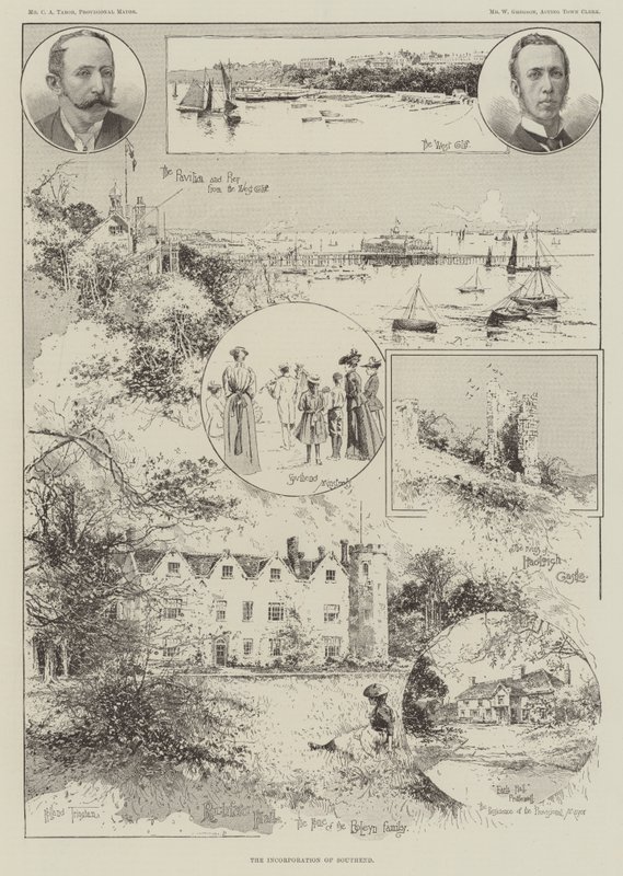 Die Eingliederung von Southend von Joseph Holland Tringham