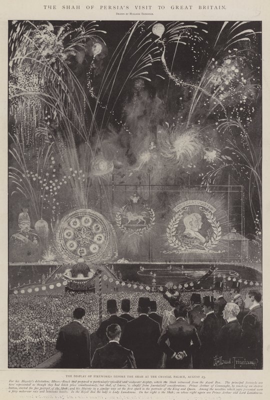 Der Besuch des Schahs von Persien in Großbritannien von Joseph Holland Tringham