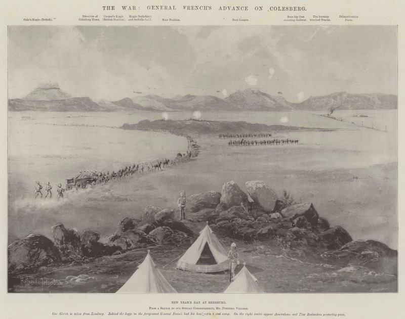 Der Krieg, General Frenchs Vormarsch auf Colesberg von Joseph Holland Tringham