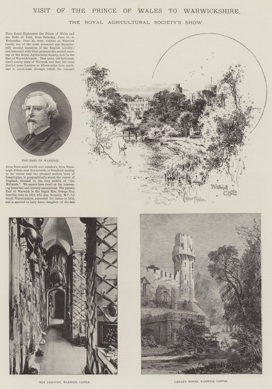 Besuch des Prinzen von Wales in Warwickshire von Joseph Holland Tringham