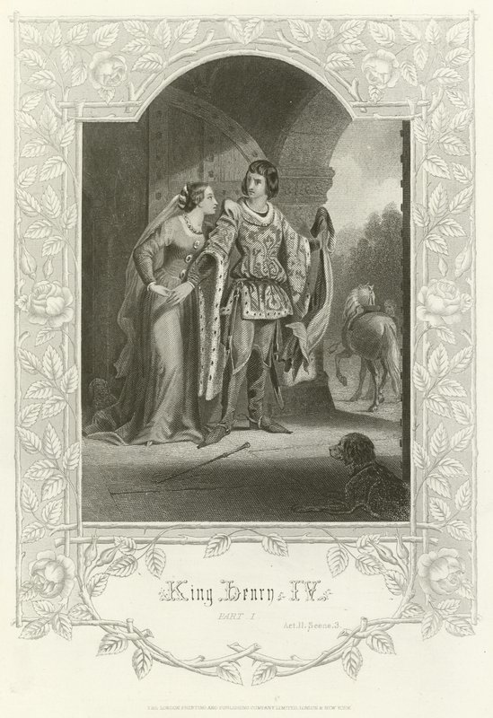 König Heinrich IV., Teil I, Akt II, Szene III von Joseph Kenny Meadows