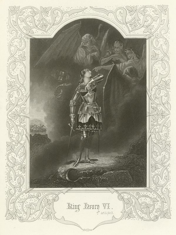 König Heinrich VI., Akt V, Szene III von Joseph Kenny Meadows