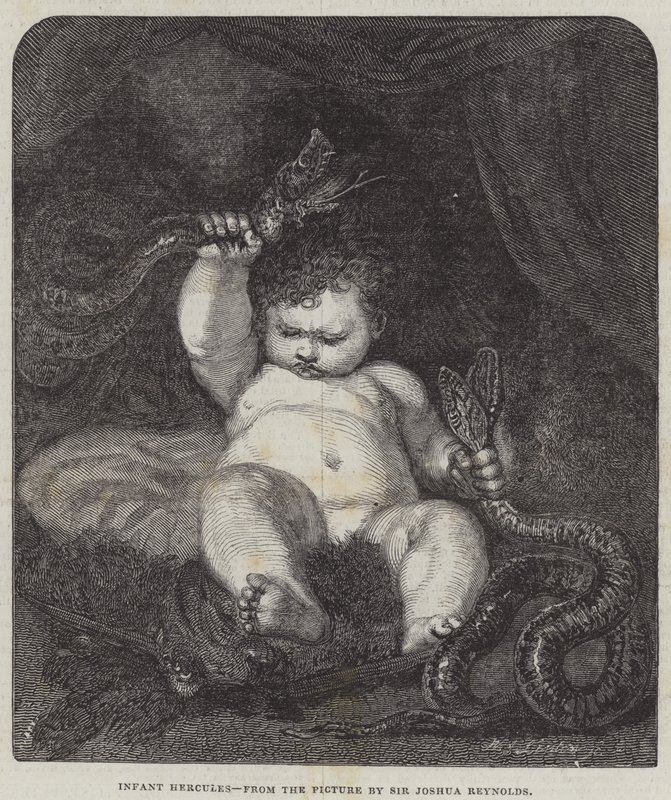Der kleine Herkules von Joshua Reynolds