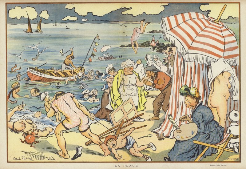 Illustration für Le Rire von Jules Abel Faivre