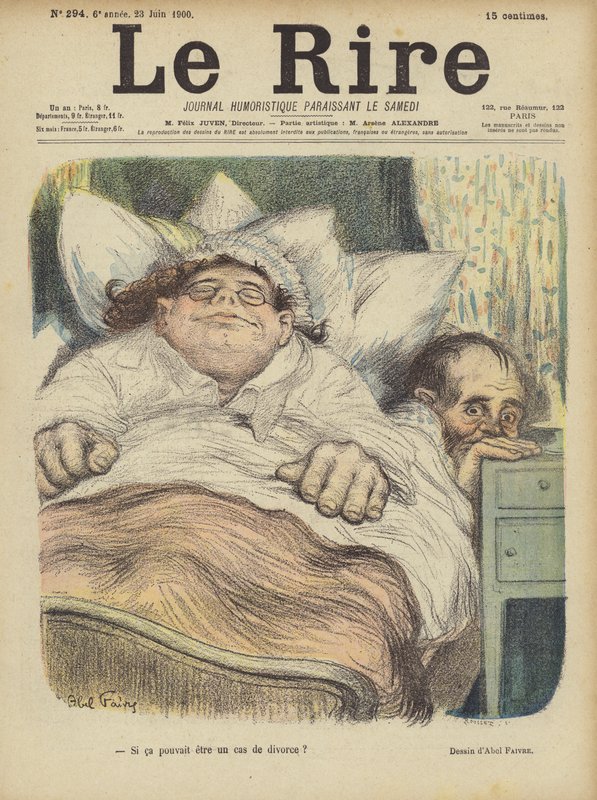 Illustration für Le Rire von Jules Abel Faivre