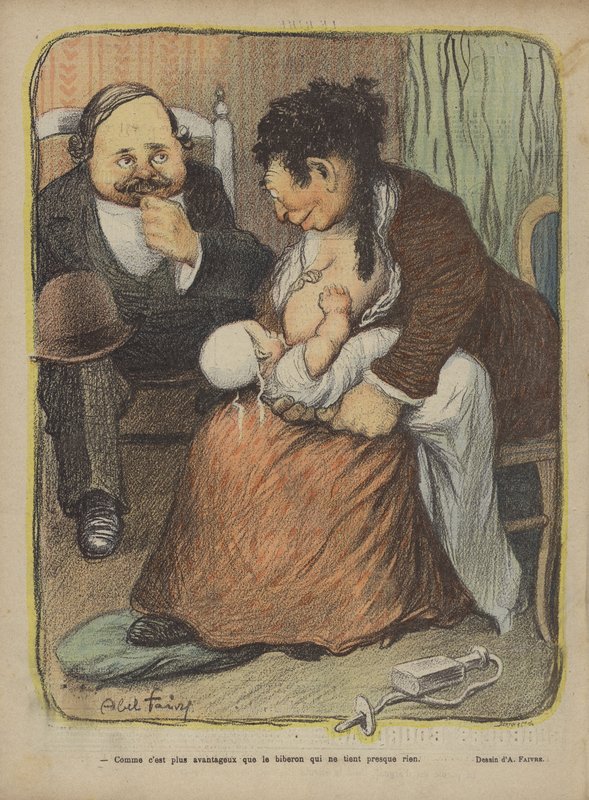Illustration für Le Rire von Jules Abel Faivre