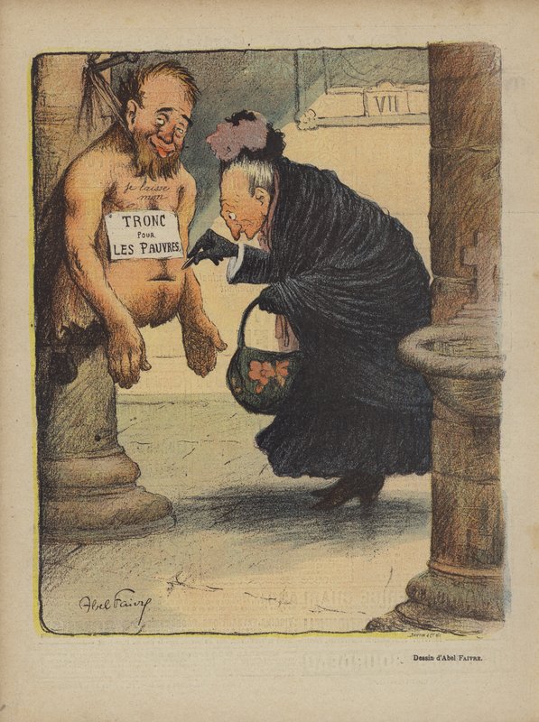 Illustration für Le Rire von Jules Abel Faivre