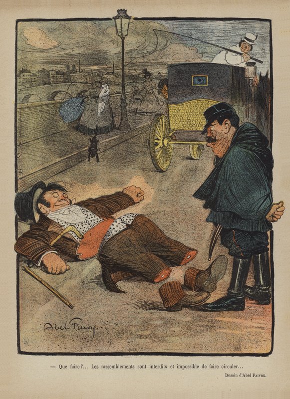 Illustration für Le Rire von Jules Abel Faivre