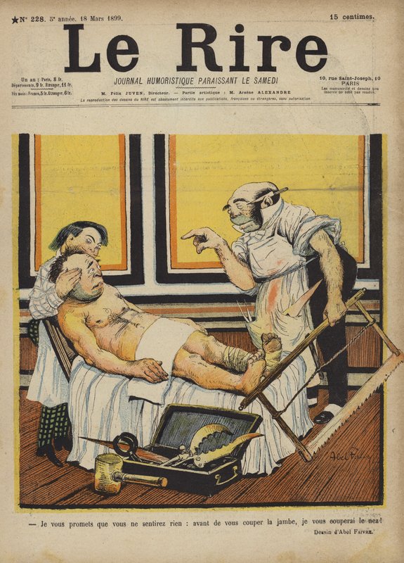 Illustration für Le Rire von Jules Abel Faivre