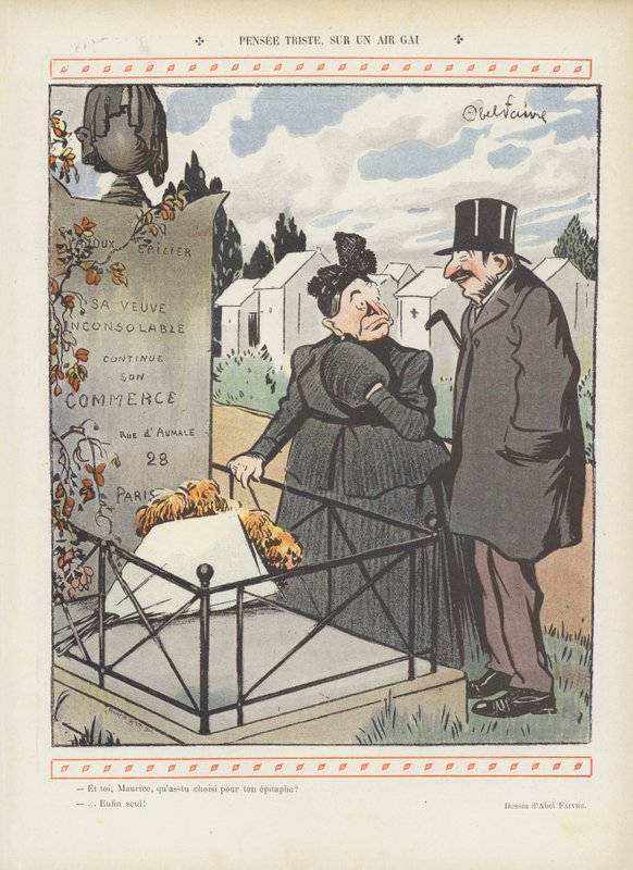 Illustration für Le Rire von Jules Abel Faivre