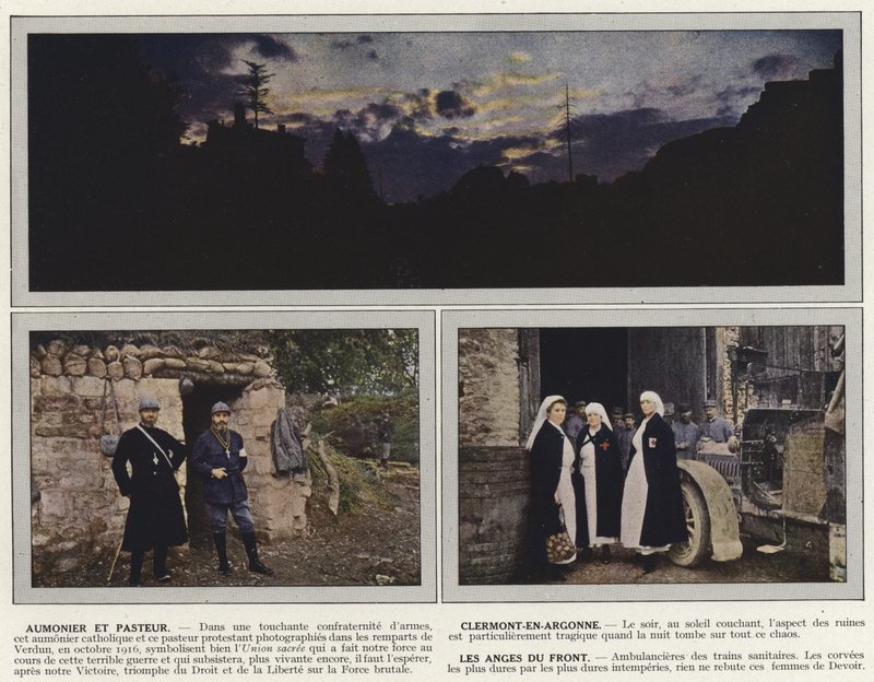 Aumonier und Pastor, Clermont-En-Argonne, Die Engel der Front von Jules Gervais Courtellemont
