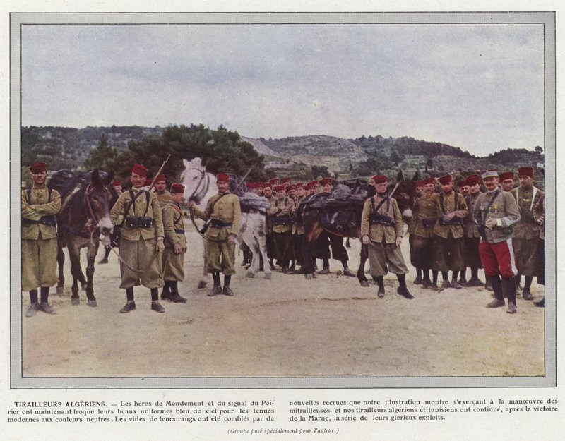 Algerische Schützen von Jules Gervais Courtellemont