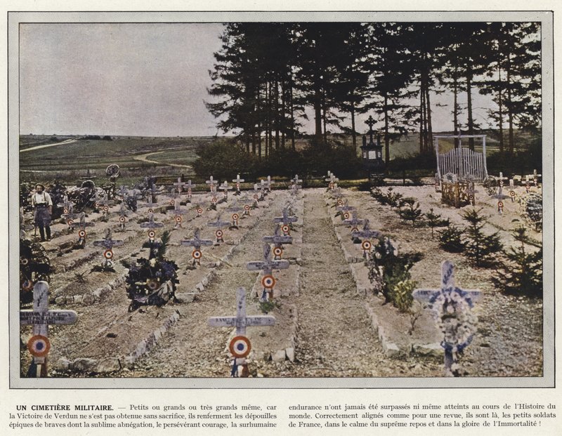 Ein Militärfriedhof von Jules Gervais Courtellemont
